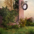 Clock in the garden