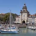 Clock Gate in the Vieux Port in La Rochelle - France