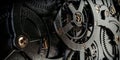clock gear background and abstract . 3d, rendering, illustration Royalty Free Stock Photo