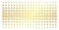 Clock Gear Golden Halftone Pattern Royalty Free Stock Photo
