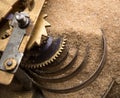 Clock gears in sand