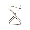 clock glass sand business clock money sketch