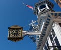 Clock - Guildford High Street Royalty Free Stock Photo