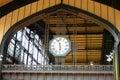 Clock of Hamburg main railway station