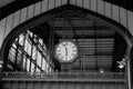 Clock of Hamburg main railway station