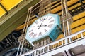 Clock of Hamburg main railway station.