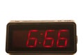 Clock with 666 hour