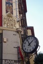 Clock, Calle Postas, Madrid, Spain Royalty Free Stock Photo