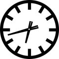 Clock Icon Royalty Free Stock Photo
