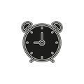 Clock icon - Clock symbol, vector alarm - Clock alarm isolated