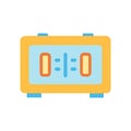 Clock Icon for Digital Timekeeping Royalty Free Stock Photo