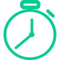 Clock icon. Set of Fasting Ramadan and Eid Mubarak celebration solid icon, clock and icon stop eating.