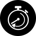 Clock icon. Set of Fasting Ramadan and Eid Mubarak celebration solid icon, clock and icon stop eating.