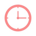 Clock icon. Task time icon and watch icon symbol. History Icon and Timer icon symbol. Time and Date clock line icons. Time clock Royalty Free Stock Photo