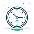 Mix icon for Clock, time and timer
