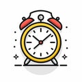 clock icon time alarm Royalty Free Stock Photo