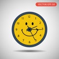 Clock icon. Time icon illustration.