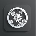 Clock icon vector