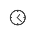 Clock icon, clock vector sign, timer, time icon