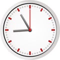 Clock icon. Vector simple clock.