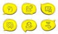 Clock, Idea and Tutorials icons set. Project deadline sign. Time, Professional job, Quick tips. Vector