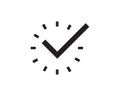 Clock ilustration icon Vector template