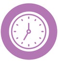 Clock Isolated Vector Icon That can be easily Modified or Edited. Clock Isolated Vector Icon That can be easily Modified or Edite Royalty Free Stock Photo