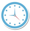 Clock Isolated Vector Icon Editable Royalty Free Stock Photo