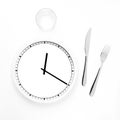 Lunch time concept Royalty Free Stock Photo