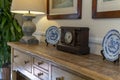Clock and Lamp - Home Decor