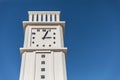 The clock of Les Sables d`Olonne Royalty Free Stock Photo