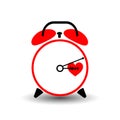 Clock. love time. Valentine s Day