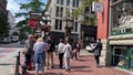 clock mechanism working in steam in gastown close shot technology tourist destinations for a trip to vancouver downtown