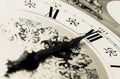 CLOCK - Midnight time Royalty Free Stock Photo