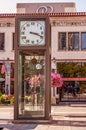 A Clock on Nicollet Mall on Eleventh Street Royalty Free Stock Photo