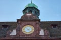 Clock of the Old Town Hall (Altes Rathaus) in Freiburg im Breisgau, Germany