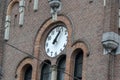 Clock At The Paradiso Building Amsterdam The Netherlands 2019