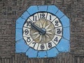 Clock on protestant church in Steenwijk