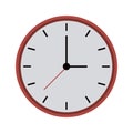 Clock round frame