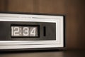 Clock set for 12:34. Royalty Free Stock Photo