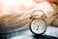 Clock showing wake time Royalty Free Stock Photo