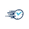 Clock Speed Logo Icon Design