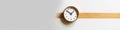 A clock that ticks backwards Royalty Free Stock Photo