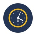 Clock, time, time keeper, Vector icon which can easily modify