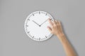 Clock Time Second Minute Hour Puntual Circle Concept Royalty Free Stock Photo
