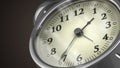 Clock timelapse image showing 1 hour, from 1 o\'clock to 2 o\'clock