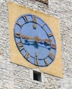 Clock of the Torre Civica in Trento, Italy Royalty Free Stock Photo