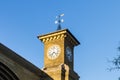 The Clock Tower above Kings Cross Railway Station Royalty Free Stock Photo