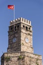 Clock tower of Antalya Royalty Free Stock Photo