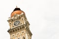 Clock tower of Bangunan Sultan Abdul Samad Building Royalty Free Stock Photo